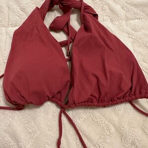 BuffBunny Red Bikini Top